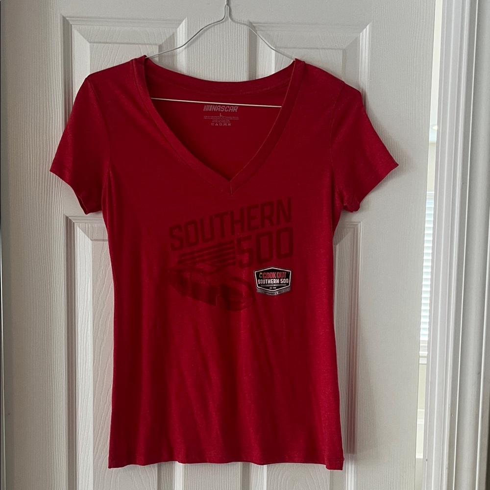 Nascar Women's Southern 500 Red Tee